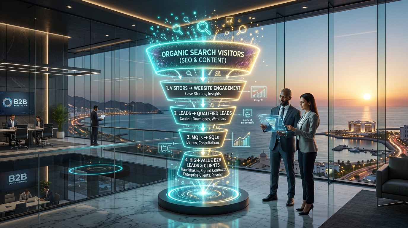 Qualified Inbound Lead Generation Funnel for GCC Enterprises