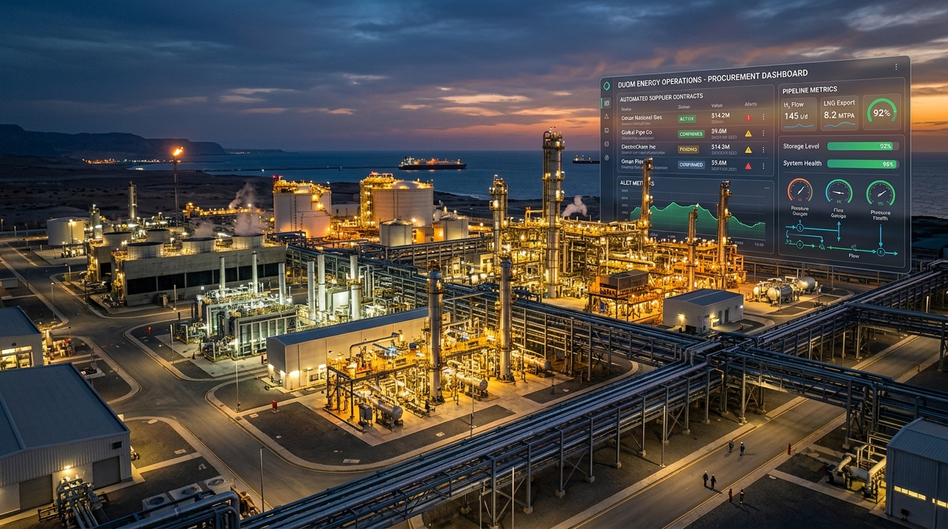 Duqm Industrial Clean Energy Complex and Automated B2B Procurement Portal