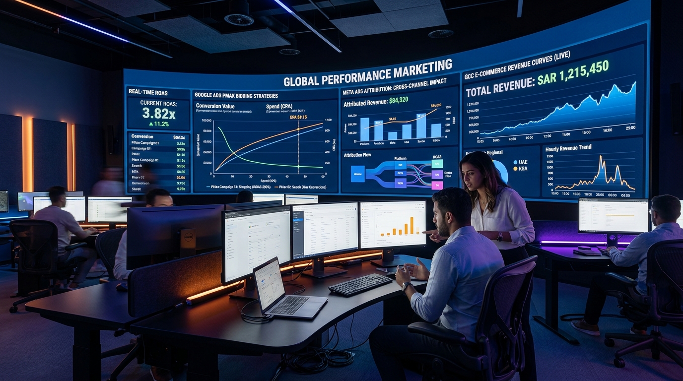 Performance Marketing Control Center and ROAS Optimization