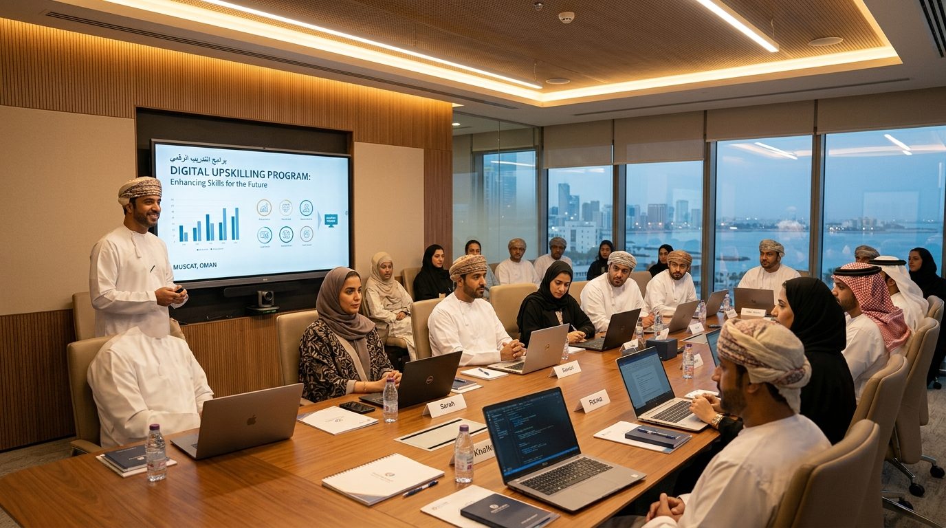Corporate LMS & AI Upskilling: Future-Proofing GCC Workforces for Oman Vision 2040 - Digital Omani