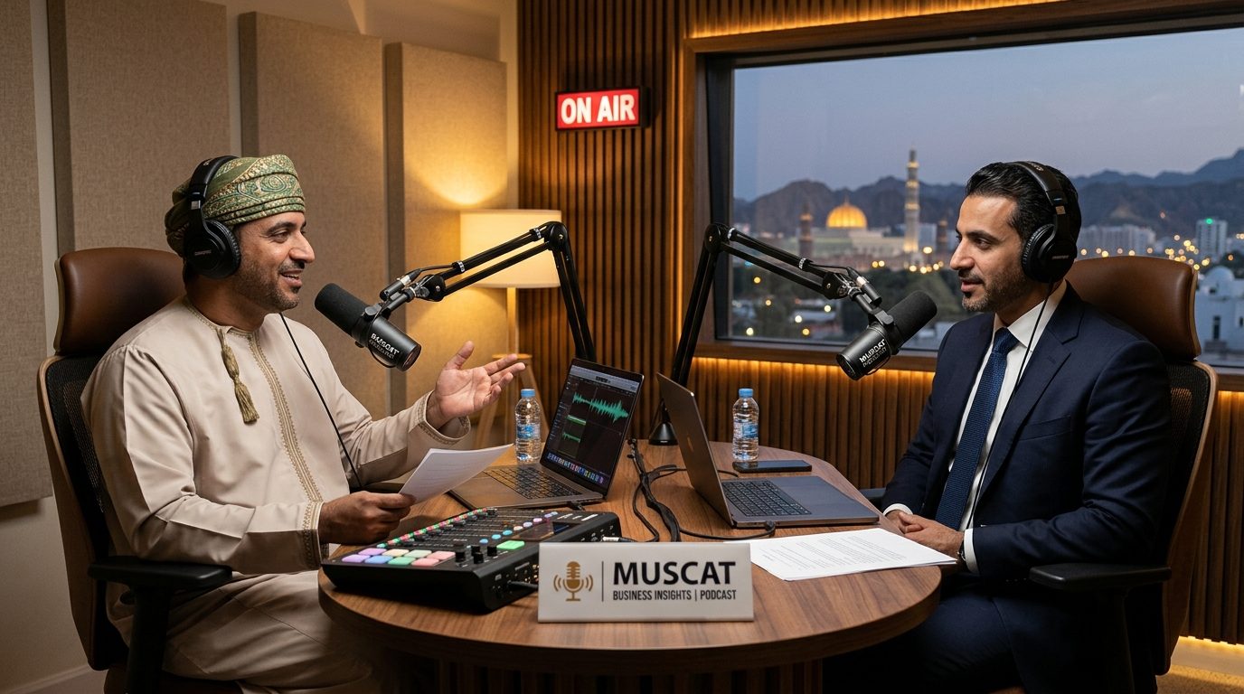 Podcasting & Audio SEO: Growing B2B Executive Influence Across Muscat & Riyadh - Digital Omani